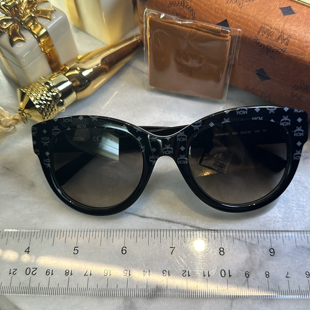 MCM Monogram Cateye Sunglasses 😎 Modern Creation München 🕶️ Host Pick!! 🎊🎉 - Picture 5 of 16